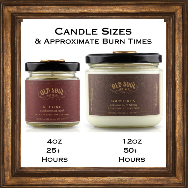 Immortal Blood Orange Vetiver Soy Candle Vampire Folklore