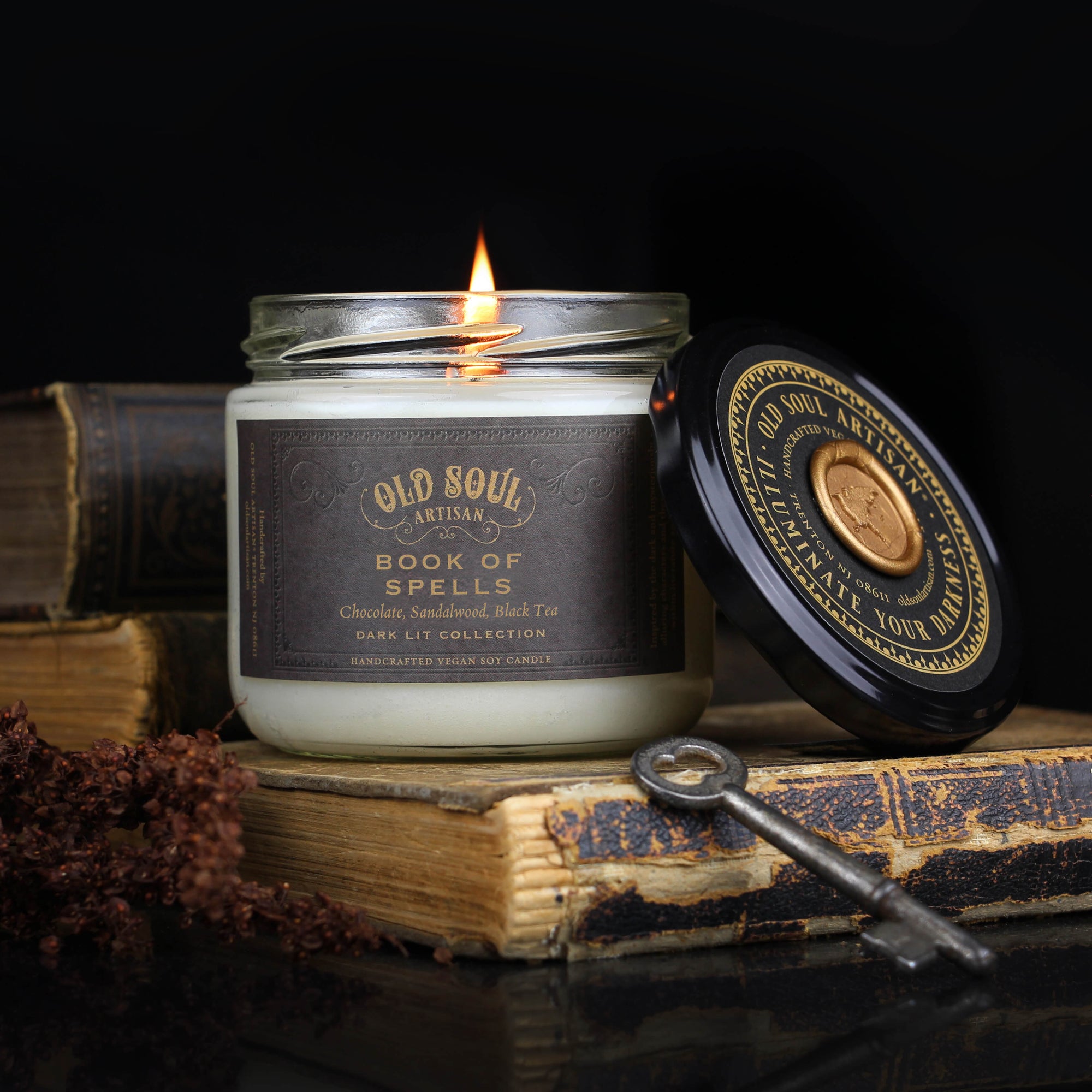 Book of Spells Soy Candle - Old Soul Artisan