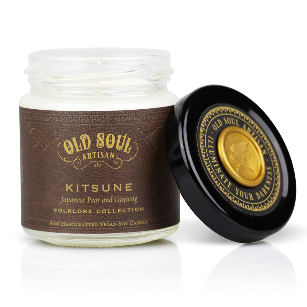 Kitsune Soy Candle - Japanese Pear and Ginseng