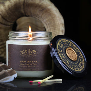 Immortal - blood orange and vetiver soy candle
