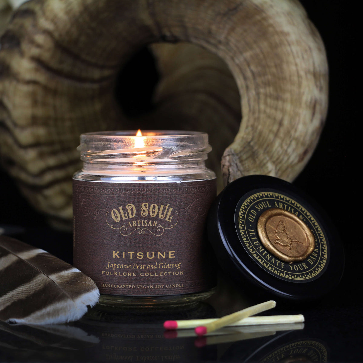 Kitsune Candle