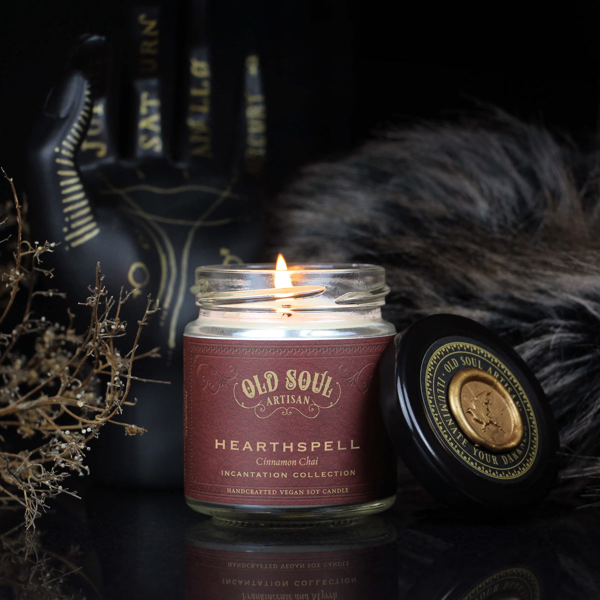 Hearthspell soy candle 4oz -  cinnamon chai
