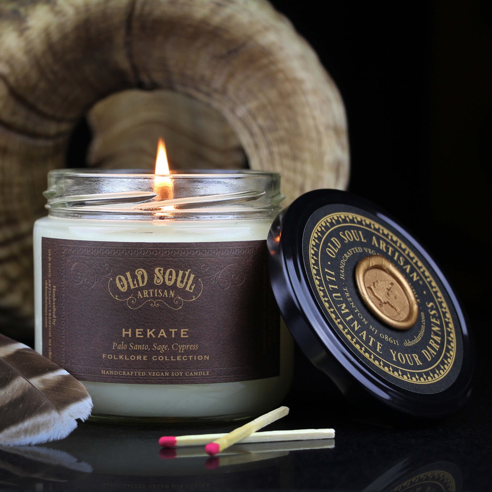 Hekate 4oz - palo santo, sage, cypress