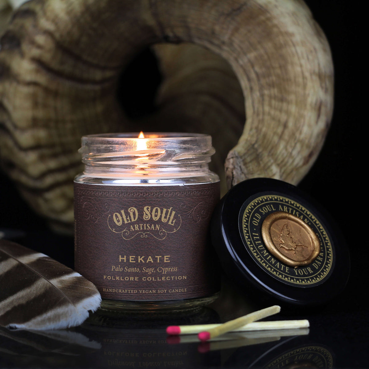 Hekate 4oz - palo santo, sage, cypress