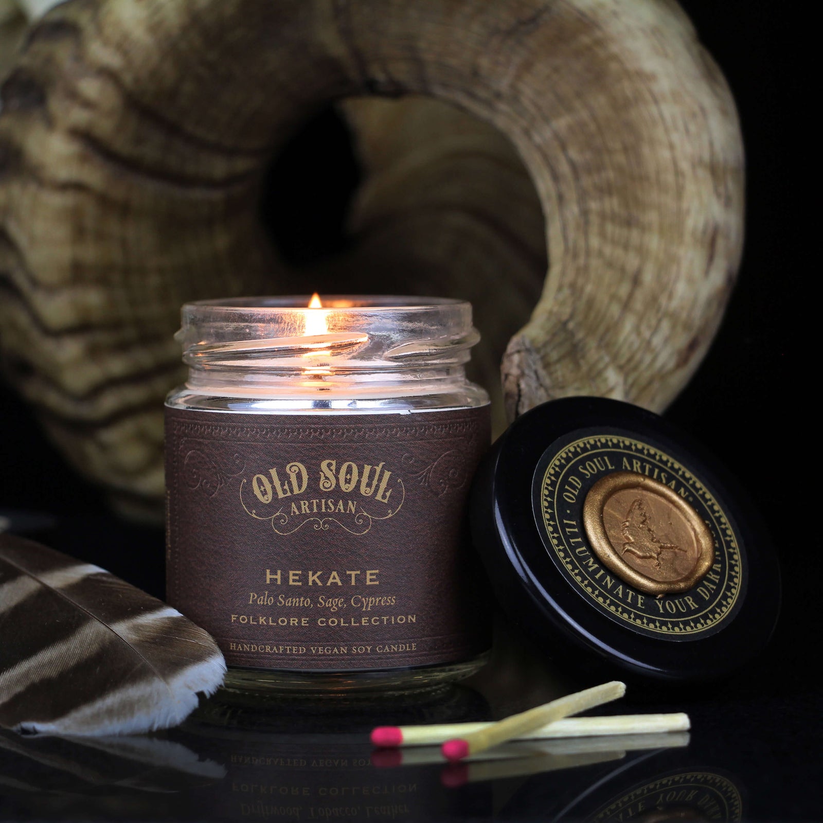 Hekate 4oz - palo santo, sage, cypress