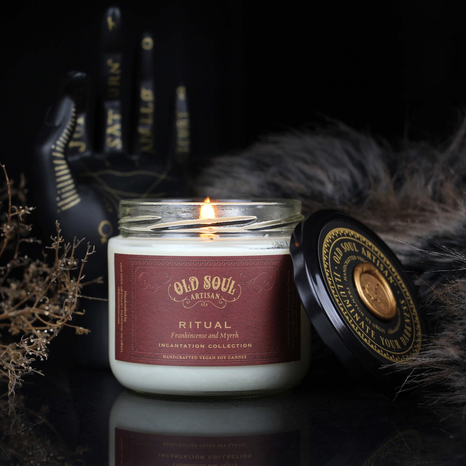 Vintage Black Currant Soy Wax Candle