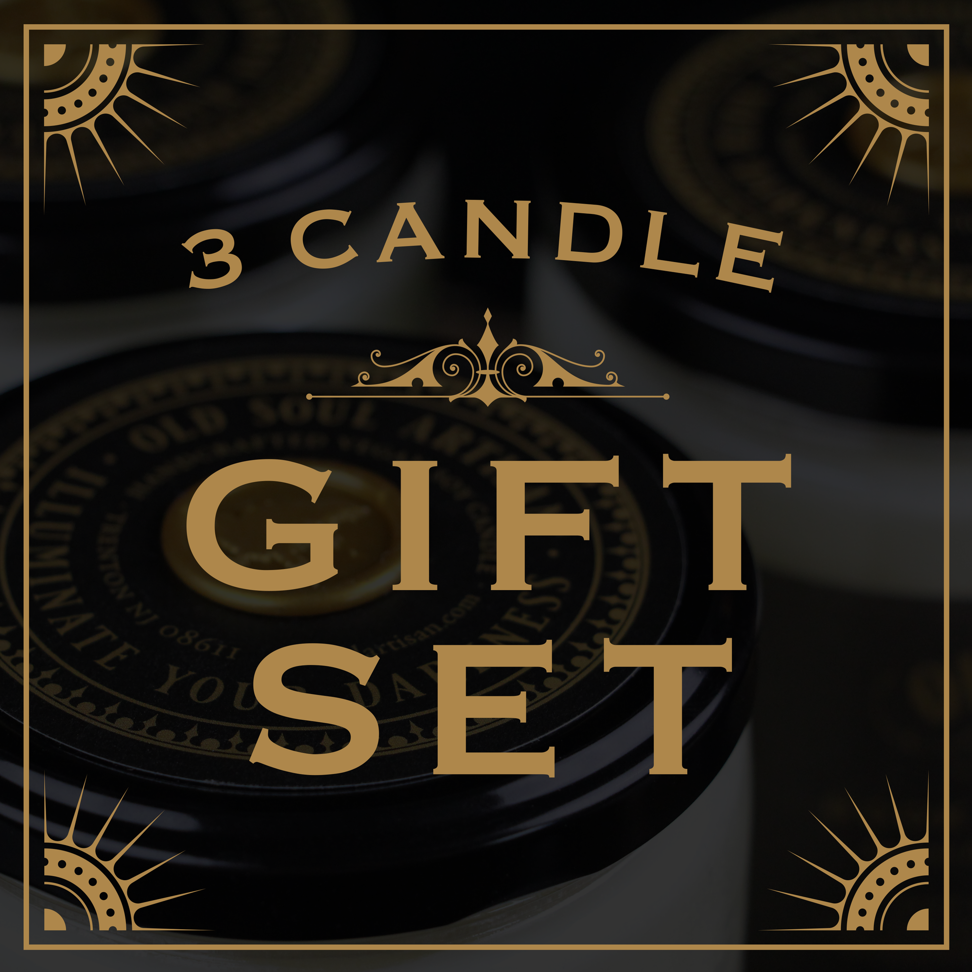 Candle Gift Box - (3) - 4oz Soy Candles