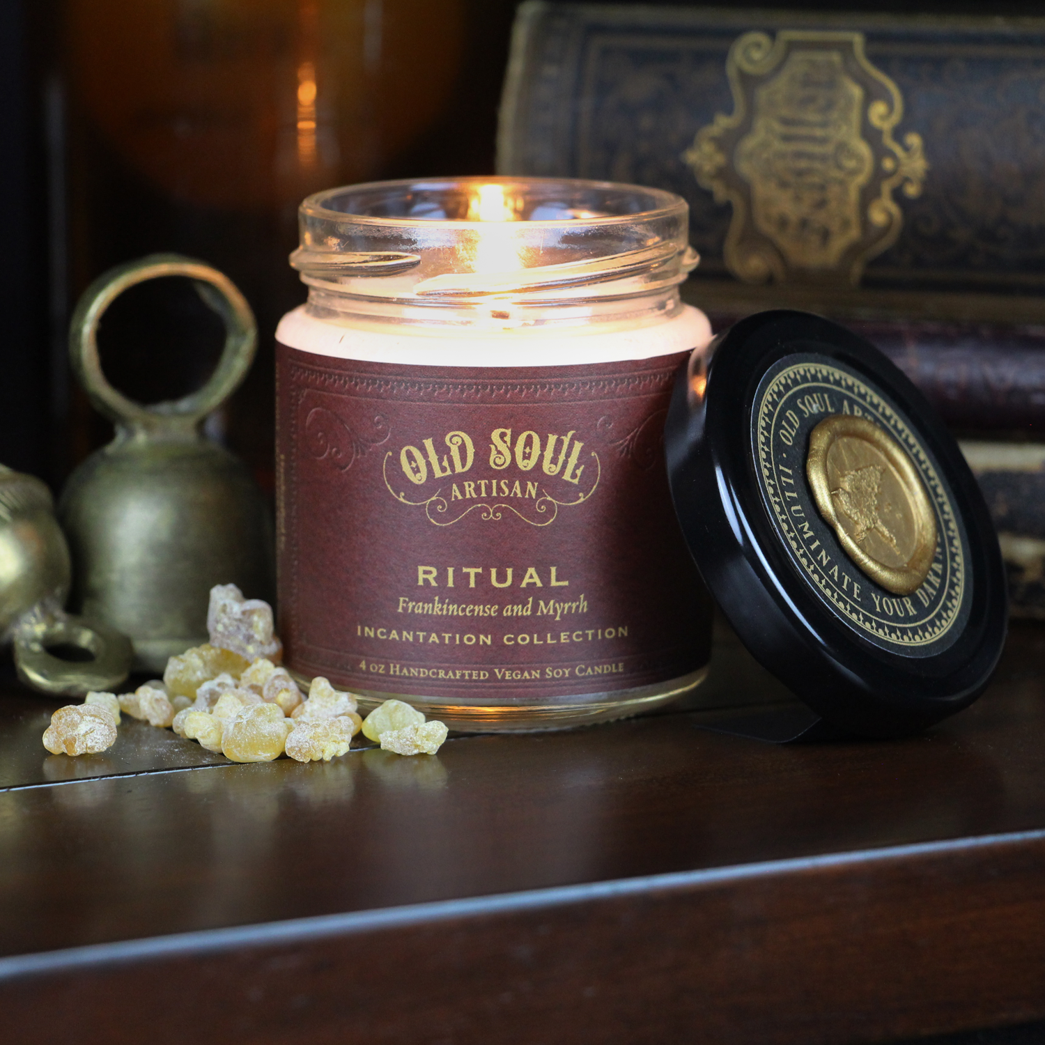 Ritual Soy Candle (frankincense and myrrh)
