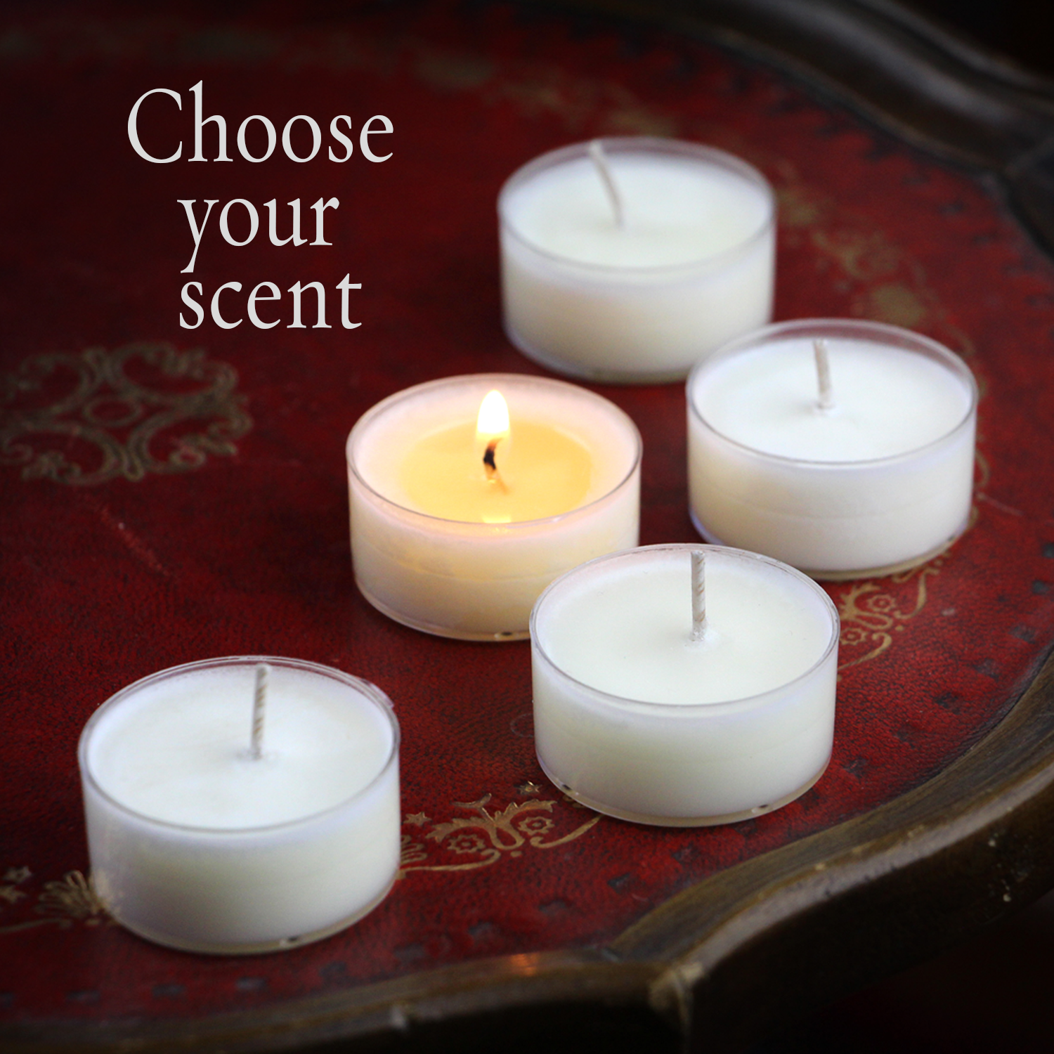 Scented Soy Candles Tea Lights Bulk Boxes of Mini Tealight Candles