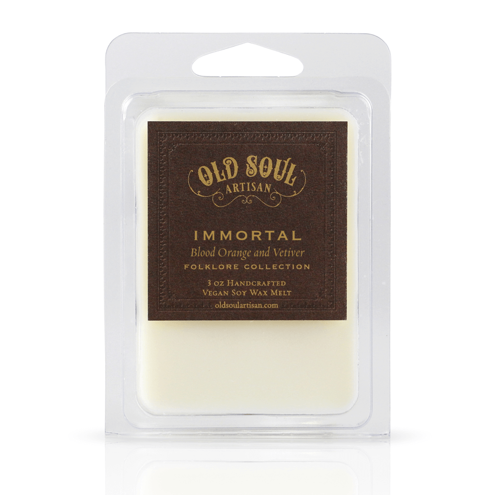 Immortal Wax Melts (blood orange and vetiver)